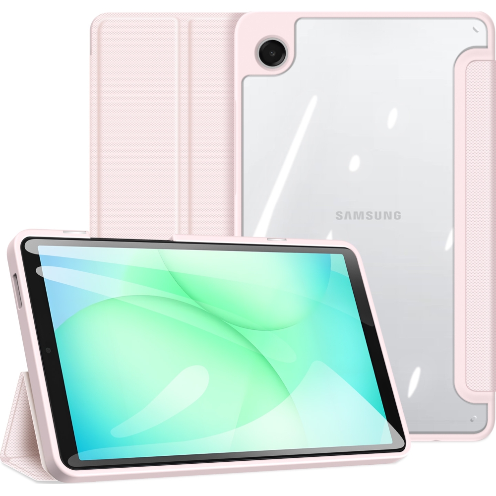 Etui z klapką Dux Ducis Toby do Samsung Galaxy Tab A11/A9, różowe